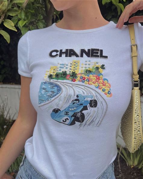 chanel f1 t shirt dupe|chanel's formula 1 tees.